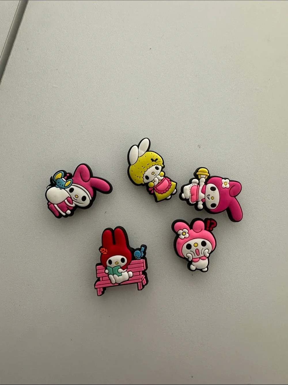 Sanrio My Melody Pink Character Shoe Charms Set